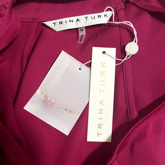 Trina Turk Negroni Open Shoulder Blouse - NWT (see description) - Picture 5 of 6